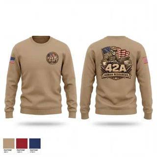 Crew Neck Sweatshirt, Far 2-32, Army, Teamtime, Team time, sublimation, custom sports apparel, team uniforms, spirit wear, spiritwear, sports uniforms, custom shirts, team store, custom team store, fundraiser sports, apparel fundraiser