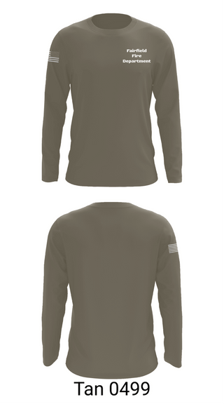 Long Sleeve Performance Shirt, Fairfield Fire Department, Fire Department, Teamtime, Team time, sublimation, custom sports apparel, team uniforms, spirit wear, spiritwear, sports uniforms, custom shirts, team store, custom team store, fundraiser sports, apparel fundraiser