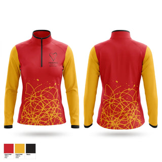 Quarter Zip Jacket, Charleston Trojans, Women's Volleyball, Teamtime, Team time, sublimation, custom sports apparel, team uniforms, spirit wear, spiritwear, sports uniforms, custom shirts, team store, custom team store, fundraiser sports, apparel fundraiser