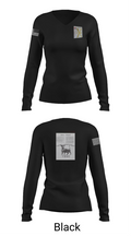 2nd Armored Cavalry Regiment 7857007 Women's Long Sleeve V-neck Shirt - 37