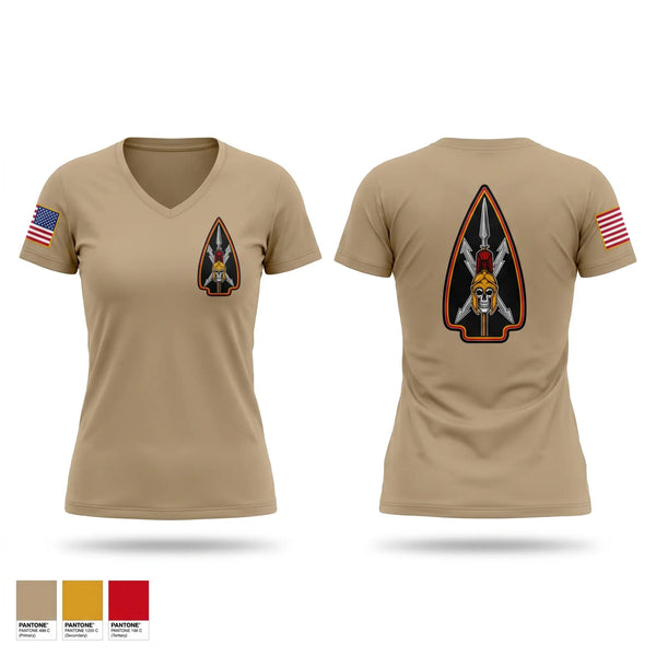Womens Short Sleeve Vneck Shirt, DET-2, RSP, National Guard, Teamtime, Team time, sublimation, custom sports apparel, team uniforms, spirit wear, spiritwear, sports uniforms, custom shirts, team store, custom team store, fundraiser sports, apparel fundraiser