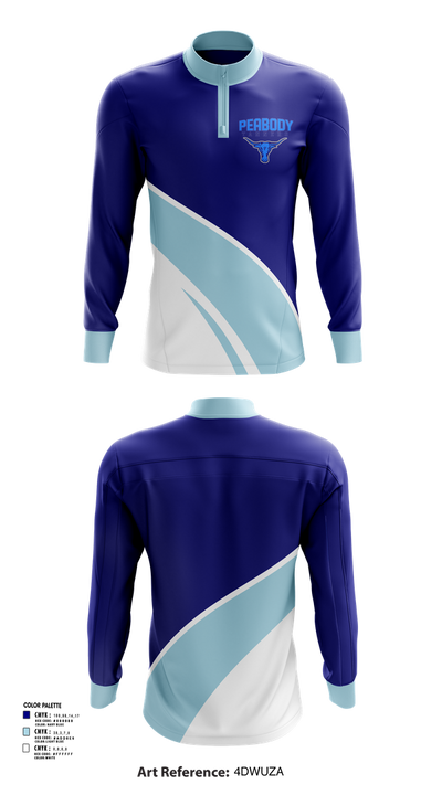 Peabody Tanners Gymnastics 4562293 Quarter Zip Jacket - 1