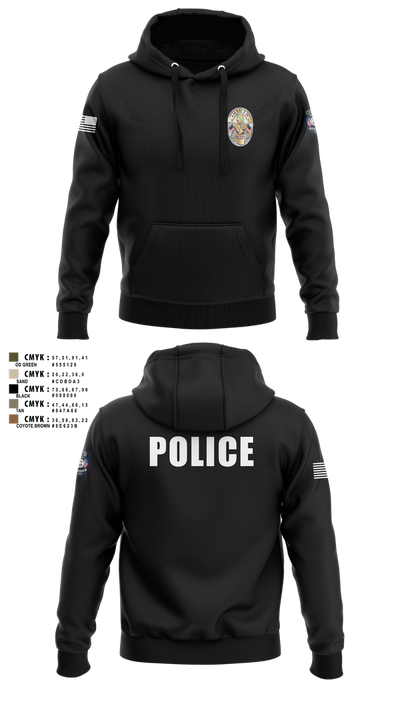 Miami Police Department 44557573 Hoodie - 3