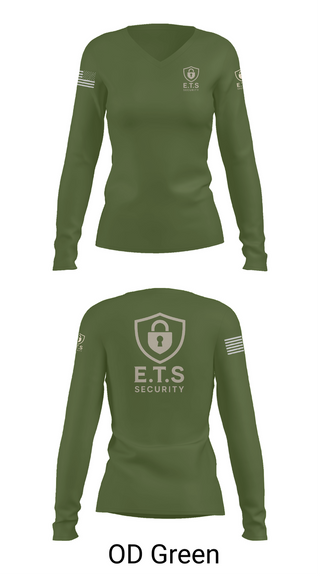Womens Long Sleeve Vneck Shirt, ETS, , Teamtime, Team time, sublimation, custom sports apparel, team uniforms, spirit wear, spiritwear, sports uniforms, custom shirts, team store, custom team store, fundraiser sports, apparel fundraiser