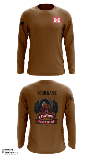 Long Sleeve Performance Shirt, 279 EN DET, Army, Teamtime, Team time, sublimation, custom sports apparel, team uniforms, spirit wear, spiritwear, sports uniforms, custom shirts, team store, custom team store, fundraiser sports, apparel fundraiser