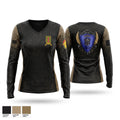 FRKS LEA Women's Long Sleeve V-neck Shirt - 1