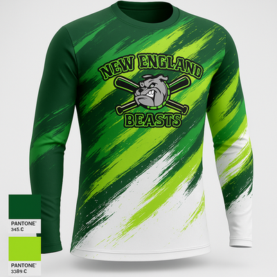 New England Beasts 10532850 Long Sleeve Performance Shirt 1