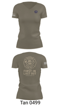 Jenkintown Fire Department 13296642 Women's Short Sleeve V-neck Shirt - 6