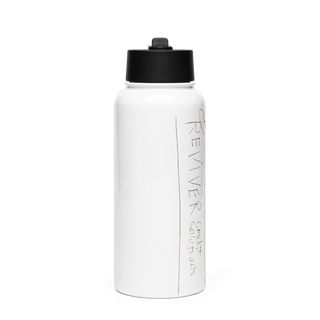 Revive Credit Solutions 76449591 Stainless Steel Water Bottle with a Straw Lid