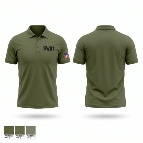 Short Sleeve Performance Polo, SWAT, Police, Teamtime, Team time, sublimation, custom sports apparel, team uniforms, spirit wear, spiritwear, sports uniforms, custom shirts, team store, custom team store, fundraiser sports, apparel fundraiser