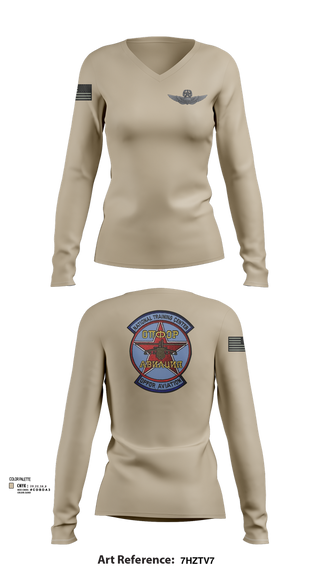 Womens Long Sleeve Vneck Shirt, Sokol Platoon, , Teamtime, Team time, sublimation, custom sports apparel, team uniforms, spirit wear, spiritwear, sports uniforms, custom shirts, team store, custom team store, fundraiser sports, apparel fundraiser