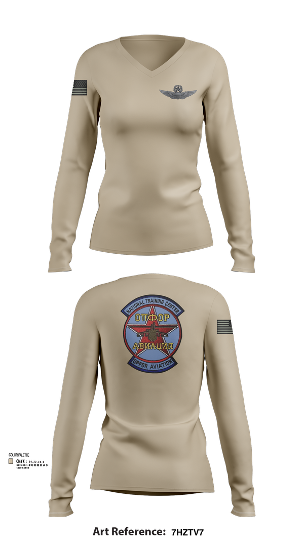 Womens Long Sleeve Vneck Shirt, Sokol Platoon, , Teamtime, Team time, sublimation, custom sports apparel, team uniforms, spirit wear, spiritwear, sports uniforms, custom shirts, team store, custom team store, fundraiser sports, apparel fundraiser