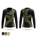 LAWAKUA Women's Long Sleeve V-neck Shirt - 1