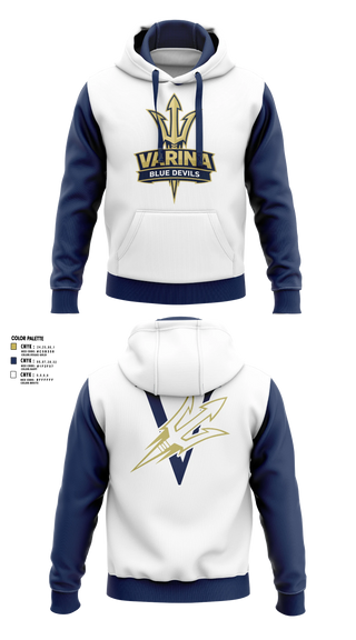 Hoodie, Varina, Track & Field, Teamtime, Team time, sublimation, custom sports apparel, team uniforms, spirit wear, spiritwear, sports uniforms, custom shirts, team store, custom team store, fundraiser sports, apparel fundraiser