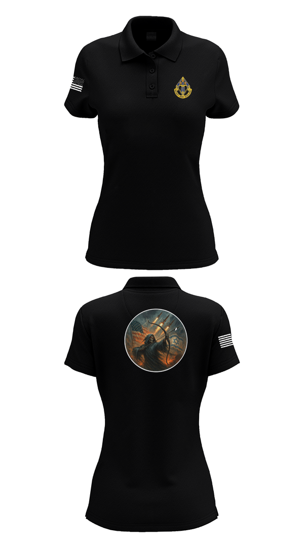 Womens Short Sleeve Performance Polo, HHB, 31st ADA BDE, , Teamtime, Team time, sublimation, custom sports apparel, team uniforms, spirit wear, spiritwear, sports uniforms, custom shirts, team store, custom team store, fundraiser sports, apparel fundraiser