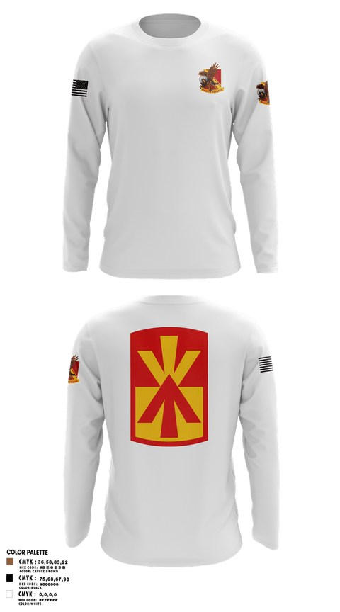 Long Sleeve Performance Shirt, Alpha Battery 5-52 BN, , Teamtime, Team time, sublimation, custom sports apparel, team uniforms, spirit wear, spiritwear, sports uniforms, custom shirts, team store, custom team store, fundraiser sports, apparel fundraiser