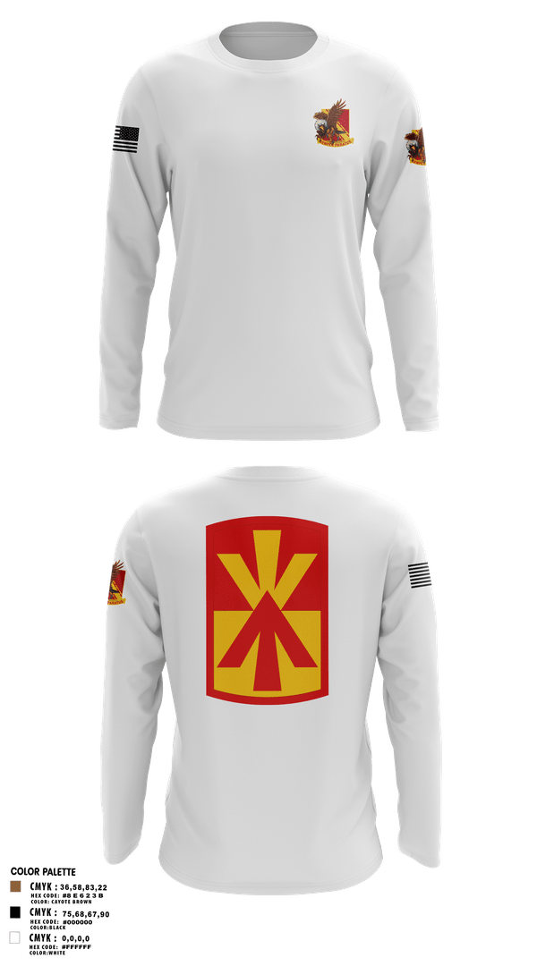 Long Sleeve Performance Shirt, Alpha Battery 5-52 BN, , Teamtime, Team time, sublimation, custom sports apparel, team uniforms, spirit wear, spiritwear, sports uniforms, custom shirts, team store, custom team store, fundraiser sports, apparel fundraiser
