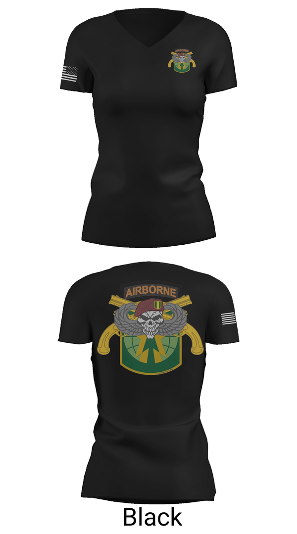 Womens Short Sleeve Vneck Shirt, 16th Military Police Brigade, , Teamtime, Team time, sublimation, custom sports apparel, team uniforms, spirit wear, spiritwear, sports uniforms, custom shirts, team store, custom team store, fundraiser sports, apparel fundraiser