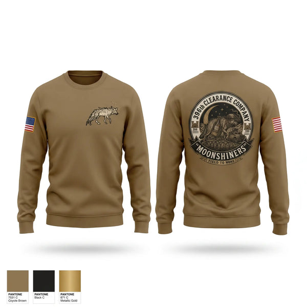 Crew Neck Sweatshirt, 396 EN CO, Army, Teamtime, Team time, sublimation, custom sports apparel, team uniforms, spirit wear, spiritwear, sports uniforms, custom shirts, team store, custom team store, fundraiser sports, apparel fundraiser