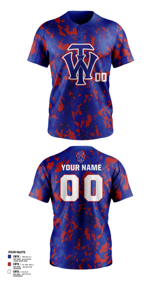 Two Button Softball Jersey, W.I.T., Softball, Teamtime, Team time, sublimation, custom sports apparel, team uniforms, spirit wear, spiritwear, sports uniforms, custom shirts, team store, custom team store, fundraiser sports, apparel fundraiser