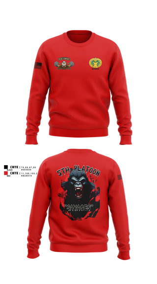 Crew Neck Sweatshirt, Echo Company, , Teamtime, Team time, sublimation, custom sports apparel, team uniforms, spirit wear, spiritwear, sports uniforms, custom shirts, team store, custom team store, fundraiser sports, apparel fundraiser
