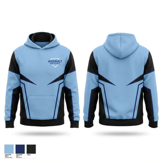 Hoodie, Assault, Softball, Teamtime, Team time, sublimation, custom sports apparel, team uniforms, spirit wear, spiritwear, sports uniforms, custom shirts, team store, custom team store, fundraiser sports, apparel fundraiser