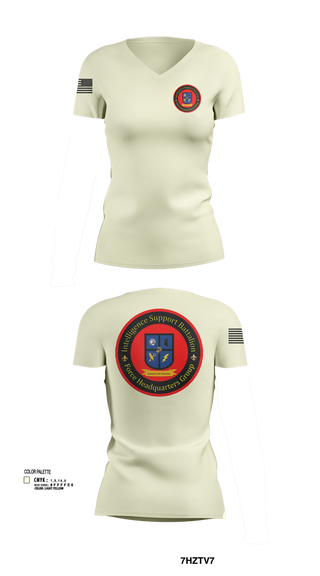 Womens Short Sleeve Vneck Shirt, Intelligence Support Battalion, , Teamtime, Team time, sublimation, custom sports apparel, team uniforms, spirit wear, spiritwear, sports uniforms, custom shirts, team store, custom team store, fundraiser sports, apparel fundraiser