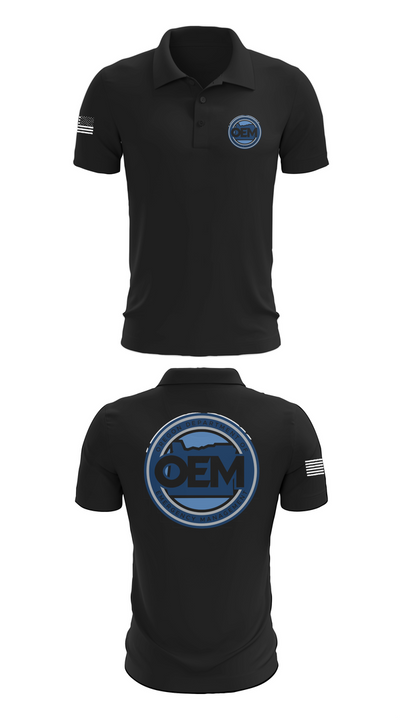 Oregon Emergency Management 48984222 Short Sleeve Performance Polo - 26
