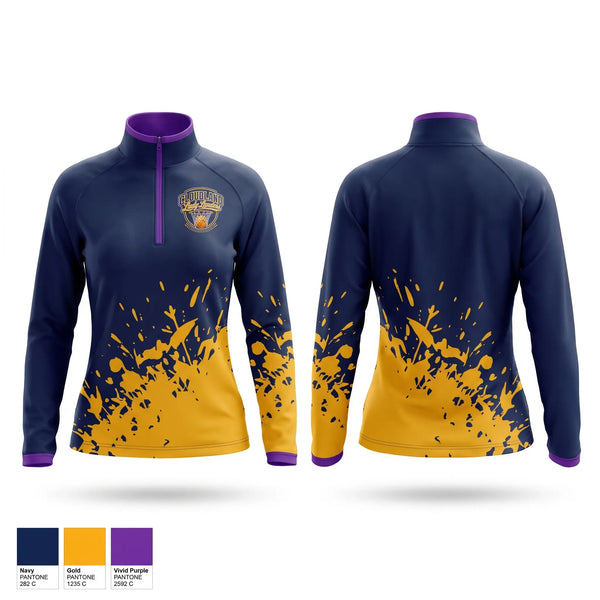 Quarter Zip Jacket, Cloudland, Women's Basketball, Teamtime, Team time, sublimation, custom sports apparel, team uniforms, spirit wear, spiritwear, sports uniforms, custom shirts, team store, custom team store, fundraiser sports, apparel fundraiser