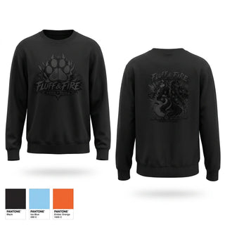 Crew Neck Sweatshirt, Fluff and fire, E-Sports, Teamtime, Team time, sublimation, custom sports apparel, team uniforms, spirit wear, spiritwear, sports uniforms, custom shirts, team store, custom team store, fundraiser sports, apparel fundraiser