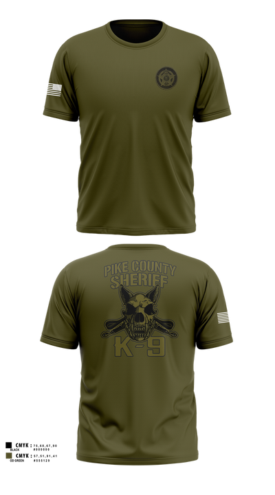 Pike County Sheriff’s Department 45157543 Old School Cotton Feel Shirt - 106