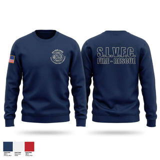 Crew Neck Sweatshirt, Silver Lake Volunteer Fire Company, Fire Department, Teamtime, Team time, sublimation, custom sports apparel, team uniforms, spirit wear, spiritwear, sports uniforms, custom shirts, team store, custom team store, fundraiser sports, apparel fundraiser