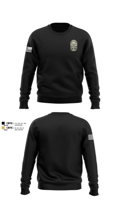 King William County 47912000 Crew Neck Sweatshirt - 1