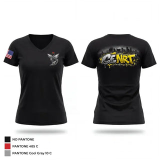 Womens Short Sleeve Vneck Shirt, Central NRT, Police, Teamtime, Team time, sublimation, custom sports apparel, team uniforms, spirit wear, spiritwear, sports uniforms, custom shirts, team store, custom team store, fundraiser sports, apparel fundraiser