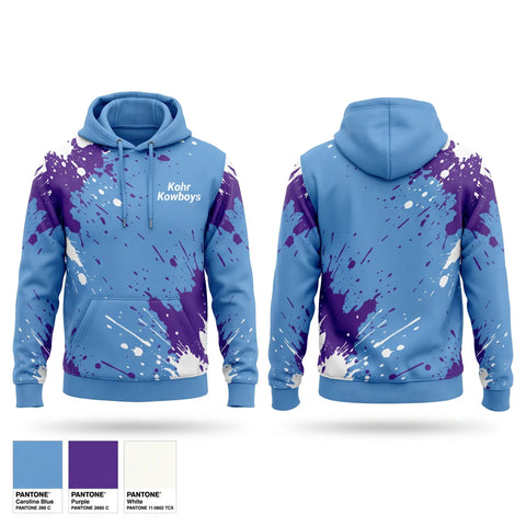 Hoodie, Kohr Kowboys, Baseball, Teamtime, Team time, sublimation, custom sports apparel, team uniforms, spirit wear, spiritwear, sports uniforms, custom shirts, team store, custom team store, fundraiser sports, apparel fundraiser