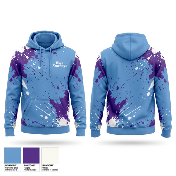 Hoodie, Kohr Kowboys, Baseball, Teamtime, Team time, sublimation, custom sports apparel, team uniforms, spirit wear, spiritwear, sports uniforms, custom shirts, team store, custom team store, fundraiser sports, apparel fundraiser