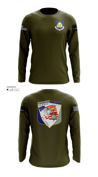 Long Sleeve Performance Shirt, 61st Eagle Squadron, Air Force, Teamtime, Team time, sublimation, custom sports apparel, team uniforms, spirit wear, spiritwear, sports uniforms, custom shirts, team store, custom team store, fundraiser sports, apparel fundraiser