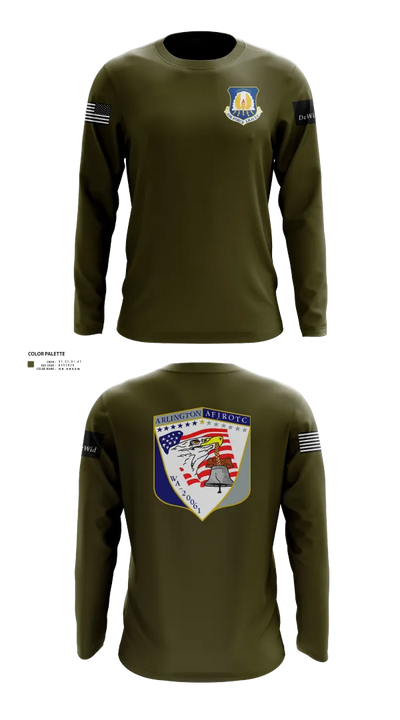 61st Eagle Squadron 97099286 Long Sleeve Performance Shirt 22