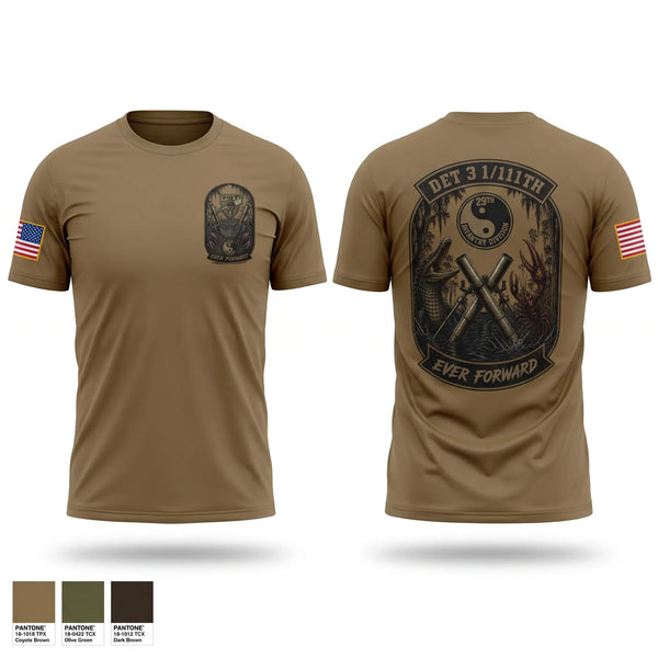 Short Sleeve Performance Shirt, DET 3 HHB 1-111th FA, National Guard, Teamtime, Team time, sublimation, custom sports apparel, team uniforms, spirit wear, spiritwear, sports uniforms, custom shirts, team store, custom team store, fundraiser sports, apparel fundraiser
