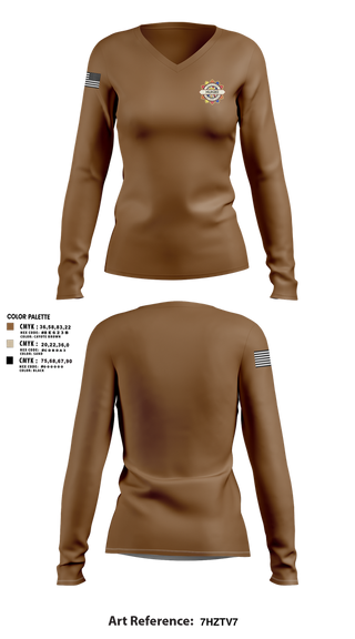 Womens Long Sleeve Vneck Shirt, Hukbo, , Teamtime, Team time, sublimation, custom sports apparel, team uniforms, spirit wear, spiritwear, sports uniforms, custom shirts, team store, custom team store, fundraiser sports, apparel fundraiser