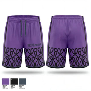 Athletic Shorts With Pockets, KC Phoenix, Softball, Teamtime, Team time, sublimation, custom sports apparel, team uniforms, spirit wear, spiritwear, sports uniforms, custom shirts, team store, custom team store, fundraiser sports, apparel fundraiser