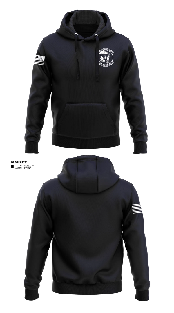 Hoodie, 90th Security Forces Squadron, Air Force, Teamtime, Team time, sublimation, custom sports apparel, team uniforms, spirit wear, spiritwear, sports uniforms, custom shirts, team store, custom team store, fundraiser sports, apparel fundraiser