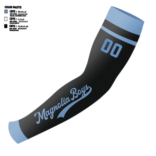 Arm Sleeve, MAGNOLIA BOYS, Baseball, Teamtime, Team time, sublimation, custom sports apparel, team uniforms, spirit wear, spiritwear, sports uniforms, custom shirts, team store, custom team store, fundraiser sports, apparel fundraiser