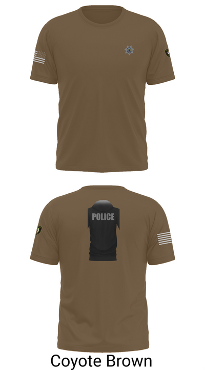 Nashville Police Department 22695418 Old School Cotton Feel Shirt - 10