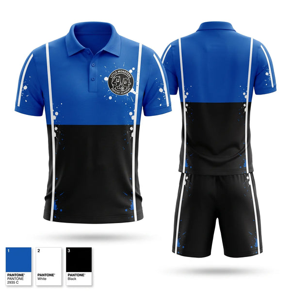 Short Sleeve Performance Polo, Little Monsters Soccer Academy, Men's Soccer, Teamtime, Team time, sublimation, custom sports apparel, team uniforms, spirit wear, spiritwear, sports uniforms, custom shirts, team store, custom team store, fundraiser sports, apparel fundraiser