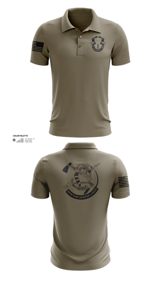 Short Sleeve Performance Polo, 2/19 SFG (A), Army, Teamtime, Team time, sublimation, custom sports apparel, team uniforms, spirit wear, spiritwear, sports uniforms, custom shirts, team store, custom team store, fundraiser sports, apparel fundraiser