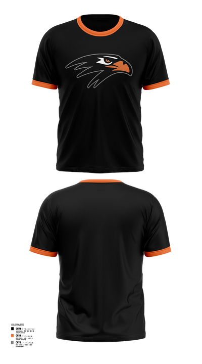 Bloomer Blackhawk'sTrack & Field Short Sleeve Performance Shirt - 4