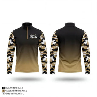 Quarter Zip Jacket, Northeast 9ers, Softball, Teamtime, Team time, sublimation, custom sports apparel, team uniforms, spirit wear, spiritwear, sports uniforms, custom shirts, team store, custom team store, fundraiser sports, apparel fundraiser