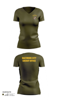 Training Division Women's Short Sleeve V-neck Shirt - 21