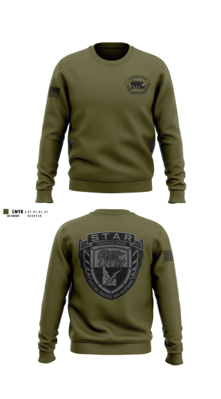 Crew Neck Sweatshirt, STAR Team, Police, Teamtime, Team time, sublimation, custom sports apparel, team uniforms, spirit wear, spiritwear, sports uniforms, custom shirts, team store, custom team store, fundraiser sports, apparel fundraiser
